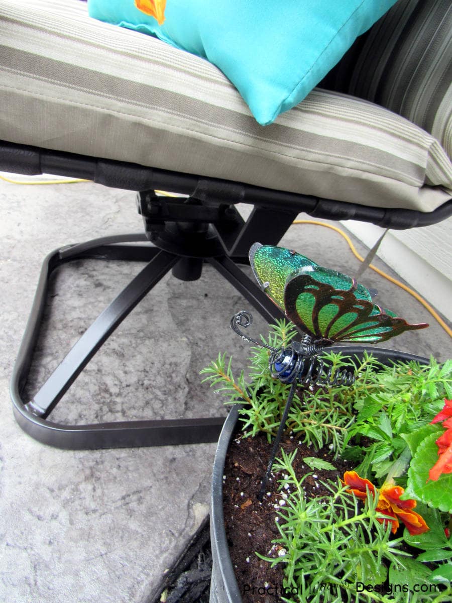 How to Refinish Metal Patio Furniture Practical Whimsy Designs