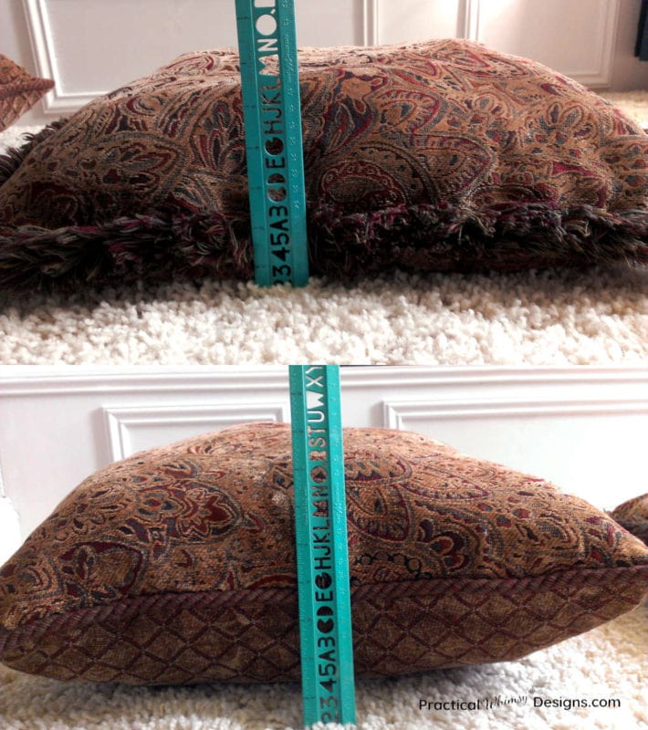 How to Restuff a Pillow: Giving New Life to Your Old Pillows - Practical  Whimsy Designs